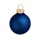 Whitehurst 6ct Midnight Blue Matte Finish Christmas Ball Ornaments - 4" (100mm)
